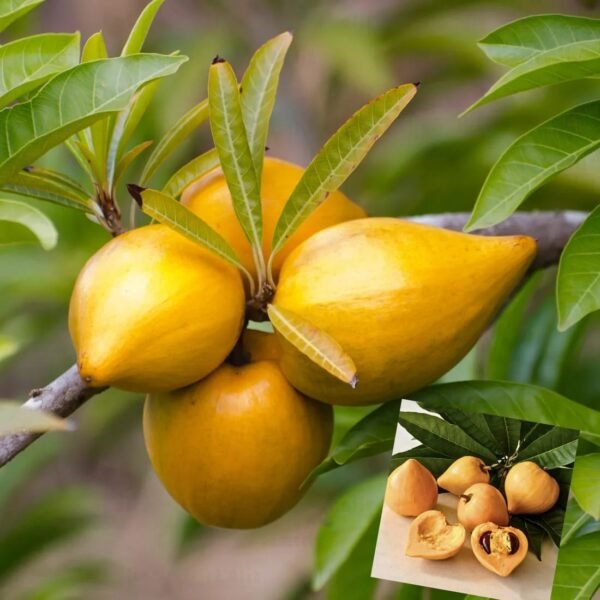 Egg Fruit Pouteria Campechiana Grafted Live Fruit Plant(Height1.5-3Feet)